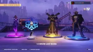 Overwatch Christmas Loot Box Opening