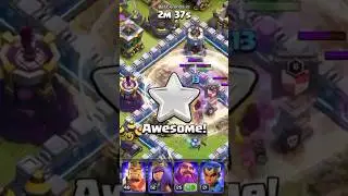 clash of clan 3 star strategy in TH13 #clashofclans #shortvideos #coc #gaming