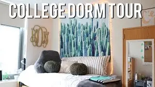 COLLEGE DORM ROOM TOUR (Bridgewater State University | Crimson)