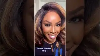 Textured Honey Balayage Blowout Bob Wig | Glueless & Ready to Wear