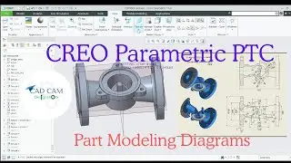 Creo Part Modeling for Beginners| Diagram in Telugu|@CADCAMDesignWorx