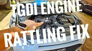 Using a small spring to fix engine rattling - Hyundai 1.0 TGDi