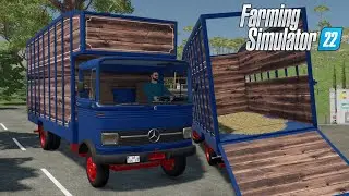 FS22 - Mercedes-Benz LP608 1965 | Classic RETRO Truck Mod for Farming Simulator 2022