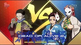BOSS Yahaba Vs. Tanjiro (Water) & Sabito - Dead Or Alive 2 