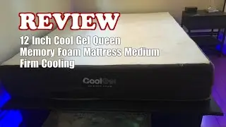 Honest Review: Cool Gel 12 Inch Queen Memory Foam Mattress - Cooling & Support 2025