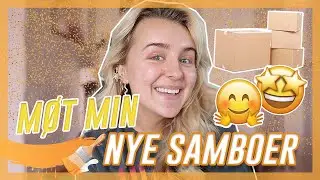 Pusser opp leiligheten med min nye samboer📦🔑