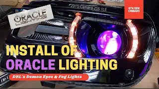2015 5th Gen Camaro SS swaps out DRL's Demon Eyes & Fog lights.  All ORACLE, bluetooth BC-1