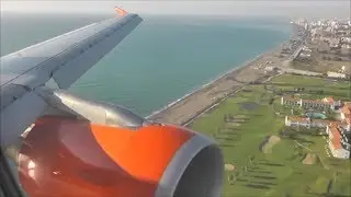 EasyJet Airbus A319-111 | London Luton to Malaga *Full Flight*