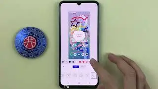 Swipe down with 3 fingers to take a screenshot on Vivo V23e Android 13