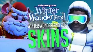 OVERWATCH ALL NEW WINTER WONDERLAND 2021 EVENT SKINS AND ITEMS | OVERWATCH LIVE EVENT