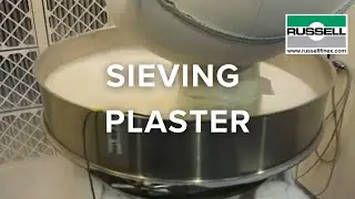 Vibratory sieve for sieving plaster - Russell Compact Sieve&reg;