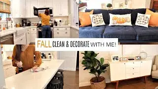 ULTIMATE FALL CLEAN & DECORATE WITH ME 2018! CLEANING MOTIVATION