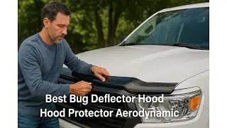 🚗 Лучший аэродинамический дефлектор для капюшона от насекомых | Защитный чехол для капюшона Husky...