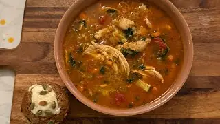 Chicken Soup and Pumpkin Muffins