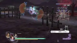 Musou Orochi Z - Xiao Qiao, Lu Xun, Zhen Ji Free Gameplay (Part 1/2) (HD)