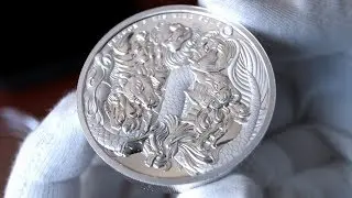 Dragon and His Nine Sons 5oz High Relief Silver Proof Coin