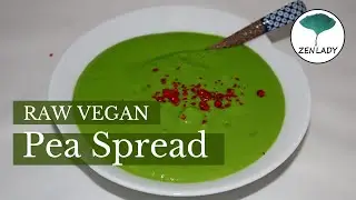 Raw Vegan Pea spread  ロービーガン Zenlady  Raw Vegan Japan Tokyo