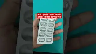 Rebekind DSR capsules #use #hindi #gas Acdt Pet fulna #rabeprazole20mg #domperidone30mg #viralshorts