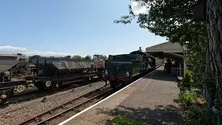 GWR 7828 Odney Manor Arriving at Dunster Station | West Somerset Railway | 25th July 2023