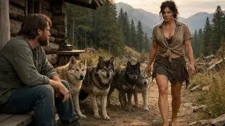 Mountain Man Hid From the World… Until He Found a GIRL Raised by WOLVES in the High Mountains-Cowboy