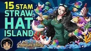 Walkthrough for the 15 Stamina Straw Hat Gem Event Island! [One Piece Treasure Cruise]