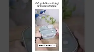 LUNCHBOX ANTI TUMPAH 🛒🛍️ LINK DI BIO NO. 13 # #dapur #shopee #shopeehaul
