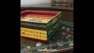 Serving Tray| tray decoration ideas| wooden tray| Housewarming Gifts| Table D&eacute;cor| Diwali Gift