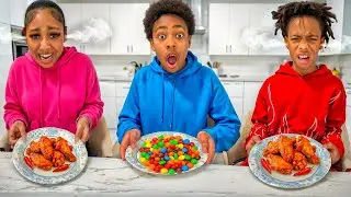 SPICY VS SWEET FOOD CHALLENGE | The Lee Family