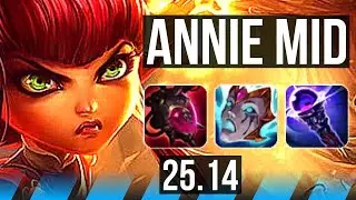 ANNIE vs AURORA (MID) | 8/3/14, Godlike | EUW Challenger | 25.14
