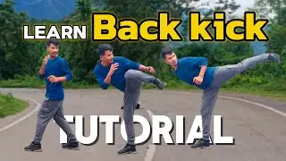How to do Back Kick in KARATE | Back Kick Full Tutorial in Hindi | karate | Taekwondo @rowhanma