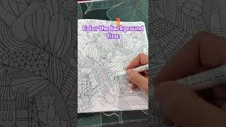 Little tip, in Gullivers new travels coloring book #adultcoloring