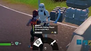Complete a bounty from a Stormtrooper Fortnite