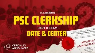 BIG NEWS: PSC Clerkship Part 2 Exam Date & Center Released | Official Update by WBPSC