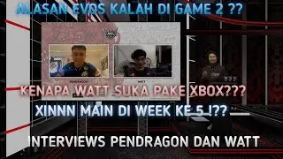 WAWANCARA EVOS PENDRAGON DAN GFLX WATT SETELAH PERTANDINGAN | MPL ID SEASON 6 WEEK 4 DAY 2