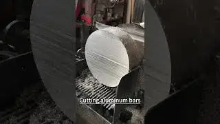 Cutting aluminum bars