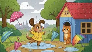 kids poem dog and cat new 2026 new poem #kidsvideo #cartoon #shortvide