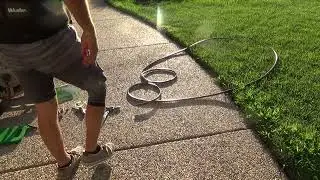 How to Hook Up/Connect/Install Garden Hose Extension End to Hose Reel...Part 2