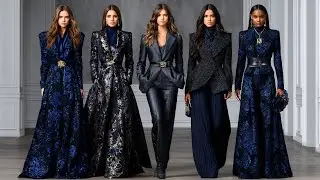 Коллекция Ralph Lauren осень/зима 2025/26 | Темно-синий и темно-серый цвета | Неподвластная време...