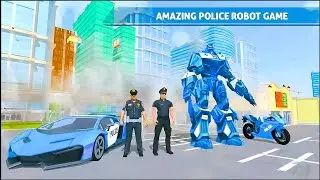 Police Robot Transformation 2:Car Driving Gameplay(Android,iOS)