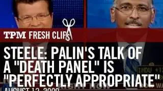 Steele: Palin's Talk Of A 