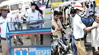 hyderabad traffic police violates high court  order  by checking