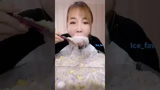 crunchy ice eating #frost #freezer #iceeating #whiteice #frozen #ice #freezerfrost #freezerice #snow