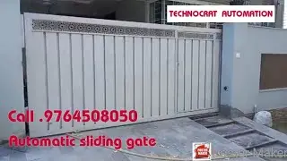 Automatic sliding gate. remote operated gates. automatic openable gate. Motorised gate. Technocrat