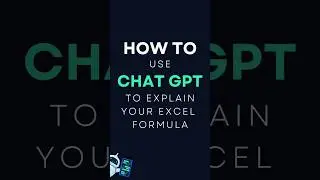 How CHAT GPT can explain your Excel formula. #fypシ #howto #chatgpt #formula #explain #excel