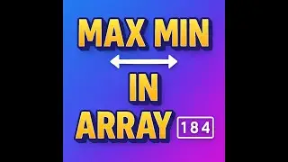 Find Max & Min Number in Array Java Tutorial for Beginners