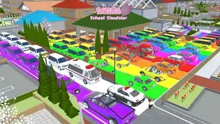 COLLECT ALL RAINBOW SUPER CARS AT LITTLE BOY HOME | SAKURA SCHOOL SIMULATOR | #Part-380
