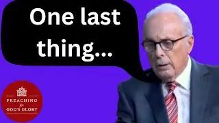 MUST SEE!!! John MacArthur's FINAL WORDS on his deathbed REVEALED!!!