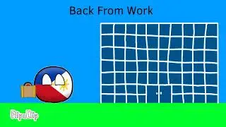 Back from work