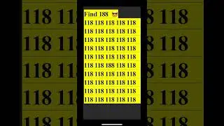 Find 188 #shorts #puzzle