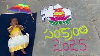 Sreeyanvi photo session on Sankranthi 2025
